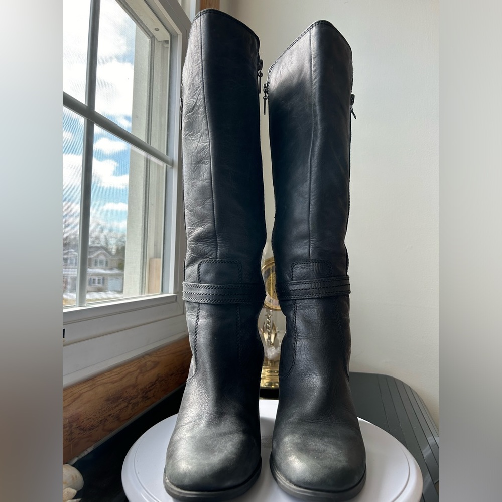 Clarks Charcoal & Black Boots size 8.5 - Picture 11 of 13